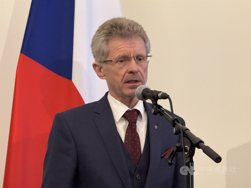 捷克參議長維特齊。（中央社檔案照片）