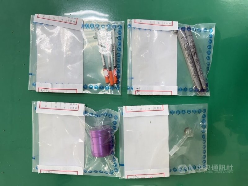 台北市萬華區21日深夜發生持刀傷人事件，警方追查發現竟是租客李姓姊弟積欠房租，陳姓房東和林姓房仲到場催討，但協商未果，租客友人蔡姓男子竟持刀攻擊，圖為相關證物。（翻攝照片）中央社記者黃麗芸傳真　115年4月22日