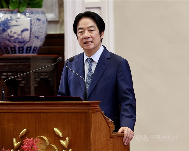 圖為總統賴清德。（中央社檔案照片）