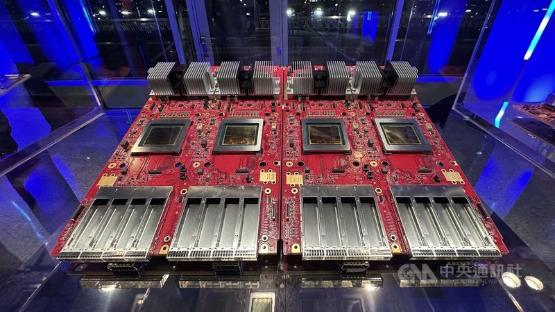 Google新TPU 8t晶片專用於訓練。中央社記者張欣瑜拉斯維加斯攝　 115年4月22日