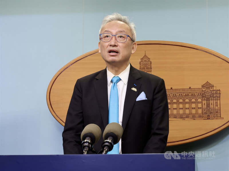 外交部政務次長吳志中。（中央社檔案照片）