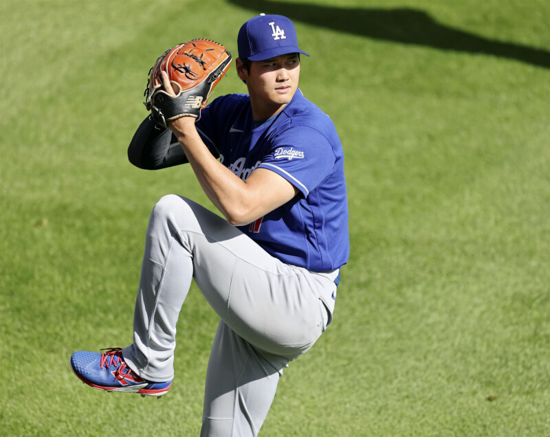 MLB日籍球星大谷翔平。（共同社）