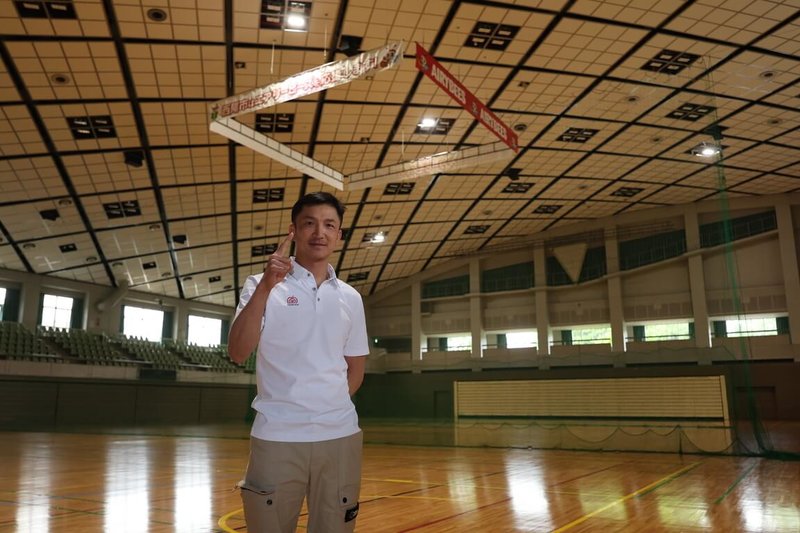 名古屋亞運參訪團23日考察奪牌重點運動的拳擊場地，教練曾自強（見圖）對於奪牌相當有信心。（中華奧會提供）中央社記者黎建忠傳真　115年4月23日