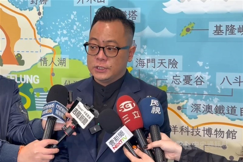 圖為民進黨基隆市長參選人童子瑋。（中央社檔案照片）