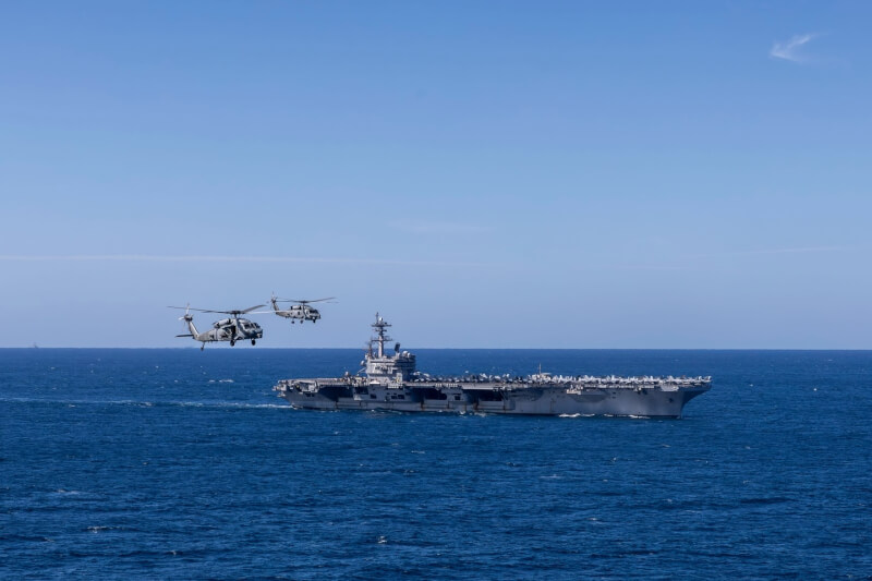 航空母艦尼米茲級「布希號」。（圖取自facebook.com/USSGeorgeHWBush）