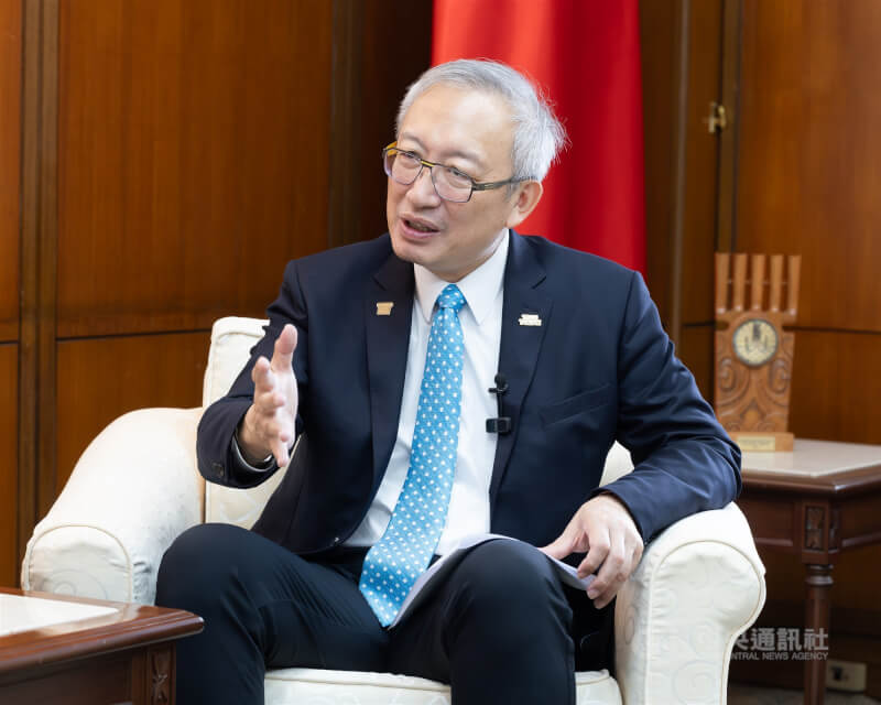 外交部政務次長吳志中。（中央社檔案照片）