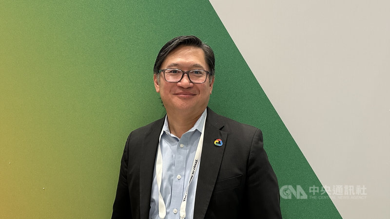 Google Cloud電信、媒體與科技產業全球總經理Albert Lai在Google Cloud Next大會受訪，談媒體產業在代理式時代的機會和挑戰。中央社記者張欣瑜拉斯維加斯攝　115年4月26日