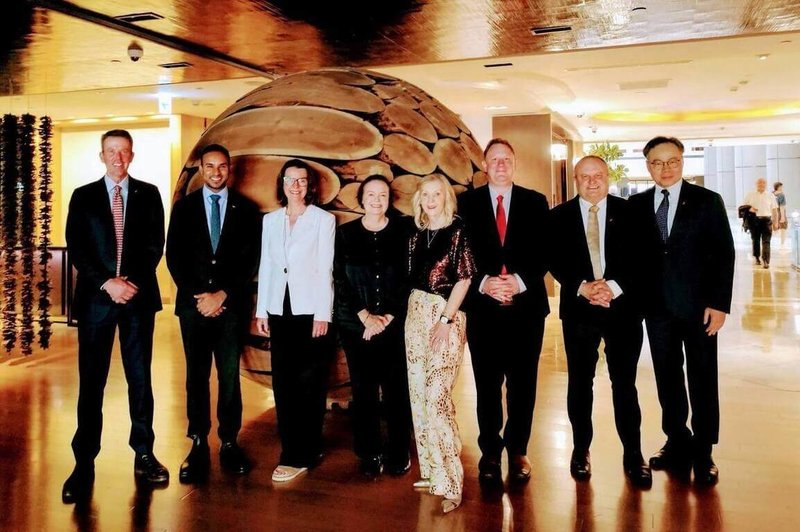 澳洲跨黨派國會議員團4月27日至5月2日訪台，將拜會政府部會、與立法院交流。（外交部提供）中央社記者楊堯茹　115年4月27日