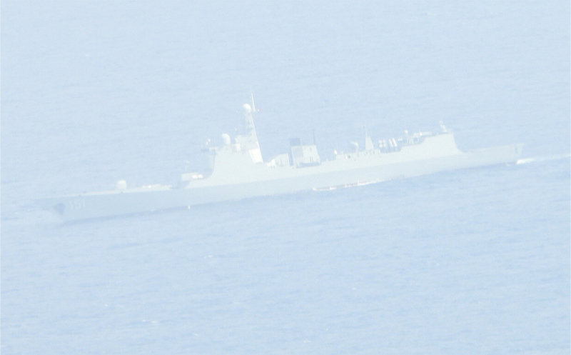 國防部表示，共艦編隊27日進入澎湖西南海域活動，國軍嚴密監控。（國防部提供）中央社記者游凱翔傳真　115年4月27日