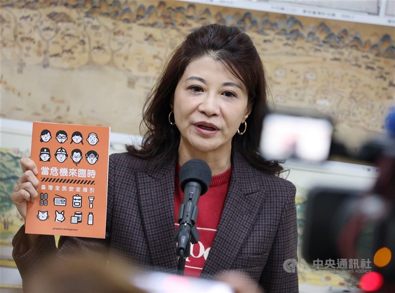 圖為民進黨發言人林楚茵。（中央社檔案照片）