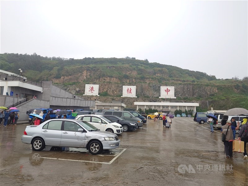 圖為東引鄉中柱港。（中央社檔案照片）
