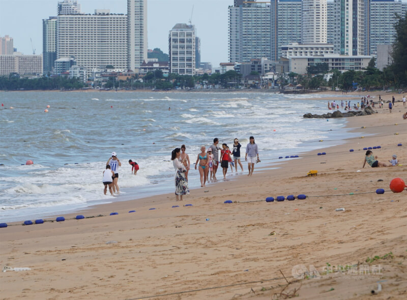 圖為泰國巴達雅海灘。（中央社檔案照片）