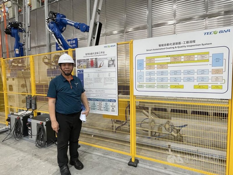 東元旗下安達康科技（TECOBAR）馬來西亞檳城新廠29日開幕，安達康董事長林達文（圖）表示，新廠自動化程度達8成。中央社記者鍾榮峰攝　115年4月29日