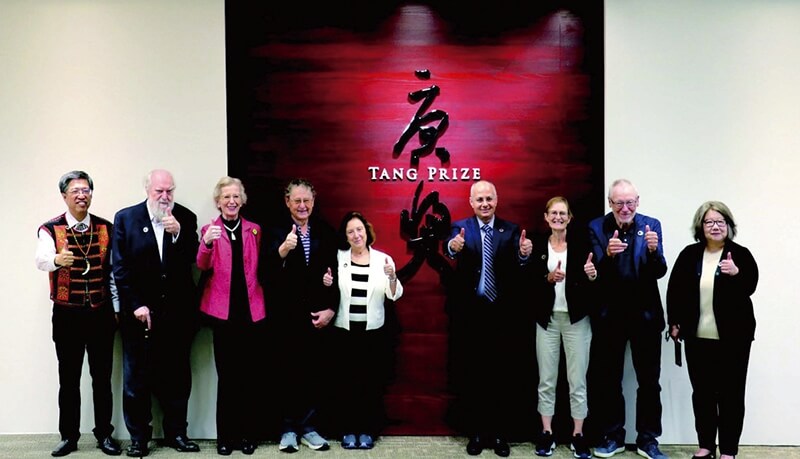 第六屆唐獎得主大合照。