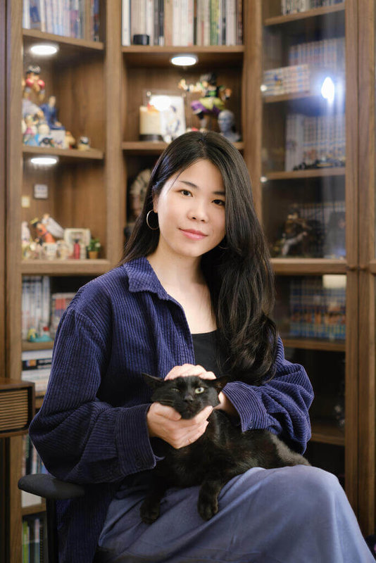 2026拿坡里漫畫節台灣館參展漫畫家韋蘺若明。（大塊文化提供）中央社記者黃雅詩羅馬傳真　115年4月30日