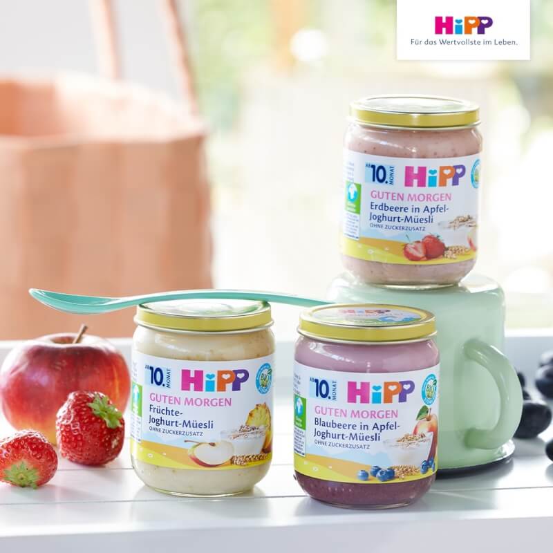 喜寶（HiPP）嬰兒食品罐。（圖取自facebook.com/HiPPDeutschland）