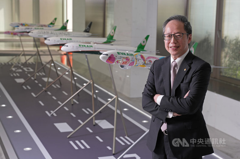 長榮航空企劃室副總經理鍾凱成說，6月開航華盛頓特區具有強化市場競爭力的戰略意義。中央社記者徐肇昌攝  115年5月3日