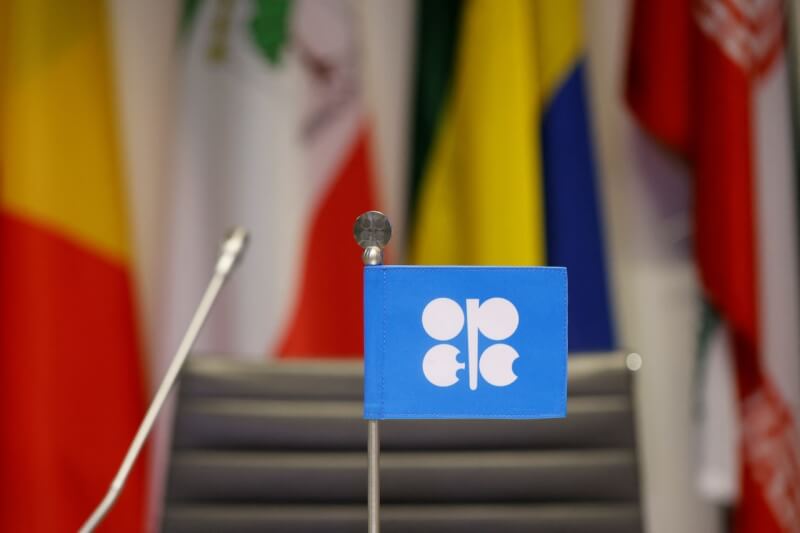 OPEC組織標誌。（路透社）