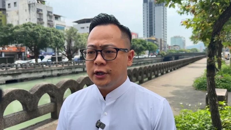 總統賴清德抵達非洲友邦史瓦帝尼展開國是訪問，民進黨基隆市長參選人童子瑋（圖）3日在基隆受訪表示，賴總統突破中國打壓，令所有台灣人感到非常振奮，代表台灣人不放棄的精神。（讀者提供）中央社記者王朝鈺傳真　115年5月3日