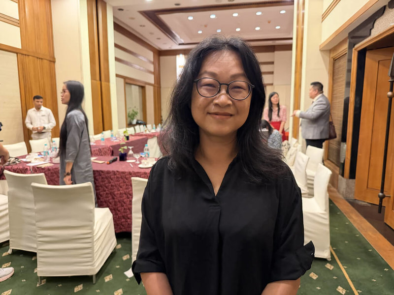在印度任教的華語文教師郝景新說，學校很期待學生學好華語文後，能在未來的職涯上有更好的發展，所以會希望華師多花點心思。（駐印度代表處教育組提供）中央社記者李晉緯新德里傳真  115年5月4日