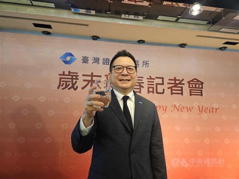 圖為台灣證券交易所暨台灣指數公司董事長林修銘。 （中央社檔案照片）