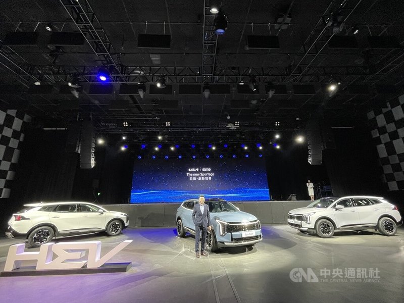 Kia總代理台灣森那美起亞6日下午舉行Kia油電休旅The new Sportage新車發布會，宣布在台上市。中央社記者鍾榮峰攝　115年5月6日