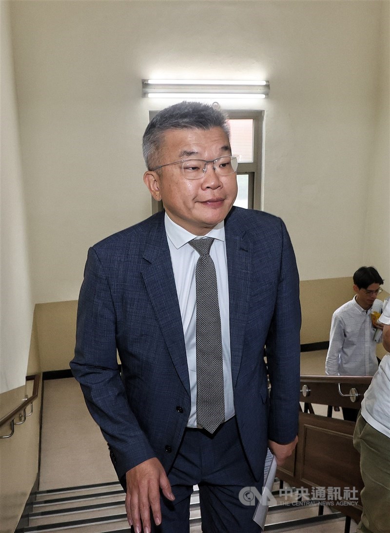 圖為民進黨團總召蔡其昌出席黨團協商。（中央社檔案照片）