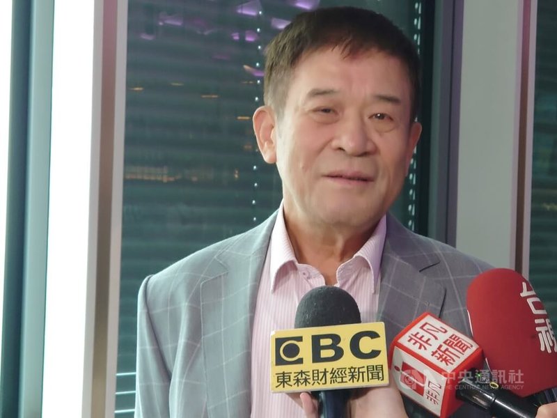 創見8日舉行媒體交流會，董事長束崇萬表示，記憶體缺貨情況不排除可能延續到2028年。中央社記者張建中攝　115年5月8日