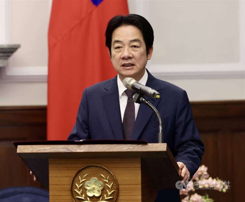 總統賴清德。（中央社檔案照片）