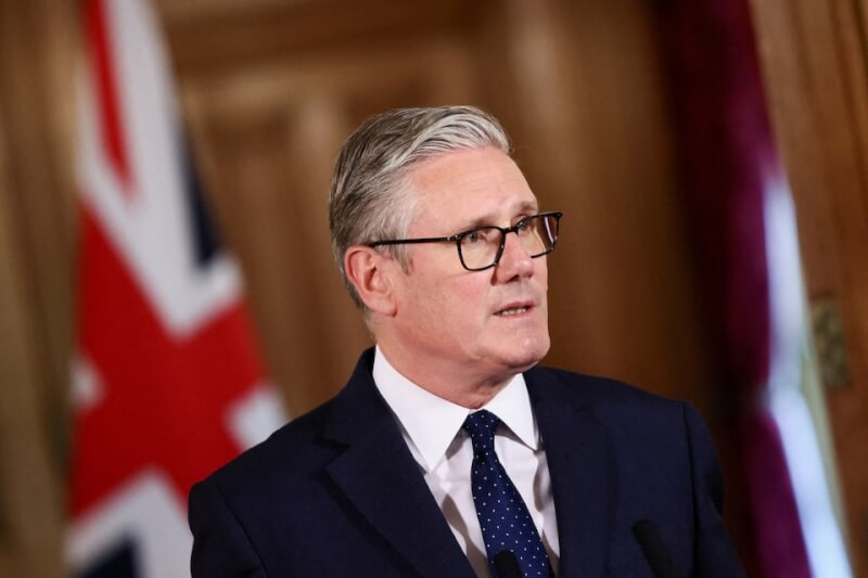 英國首相施凱爾（圖）領導的工黨8日在威爾斯地方選舉遭遇挫敗。（路透社）