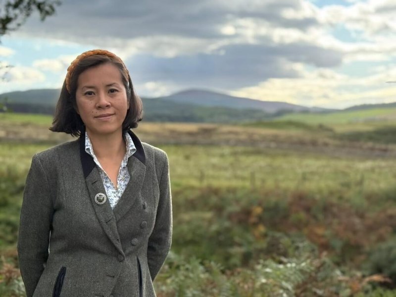英國7日舉行地方選舉，包括全面改選蘇格蘭議會，出身台灣的周怡霈當選蘇格蘭議會議員，創蘇格蘭議會和台灣人在英國從政首例。（周怡霈提供）中央社記者陳韻聿倫敦傳真　115年5月10日