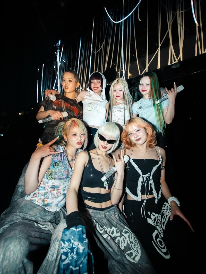 日本音樂團體「XG」。（圖取自instagram.com/xgofficial）