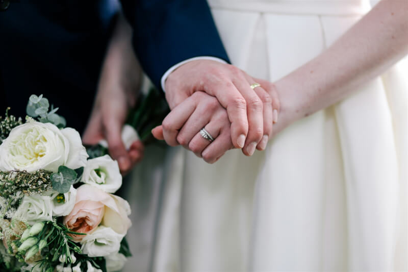 結婚示意圖。（圖取自Unsplash圖庫）