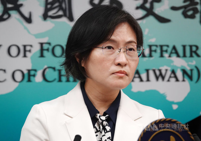 外交部國際組織司副司長張芝颯12日指出,APEC貿易部長會議即將於中國江蘇省蘇州市舉行,台灣將由行政院政務委員楊珍妮率團參與。中央社記者吳書緯攝 115年5月12日