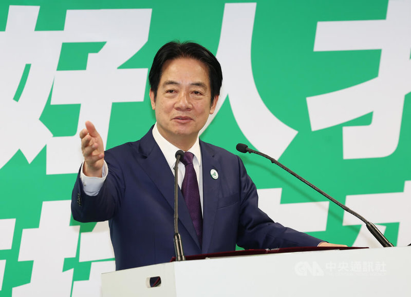 民進黨13日下午召開中執會通過提名徵召立委沈伯洋參選台北市長，會後兼任民進黨主席的總統賴清德（圖）主持提名記者會，向市民朋友大力推薦。中央社記者張新偉攝　115年5月13日