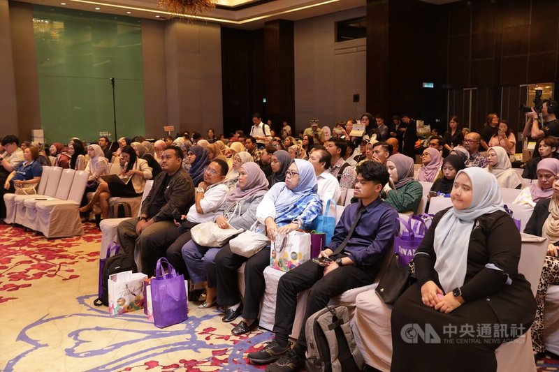 交通部觀光署首度在吉隆坡舉辦穆斯林專場觀光推廣會,受到大馬穆斯林旅遊業者關注。中央社記者黃自強吉隆坡攝 115年5月19日
