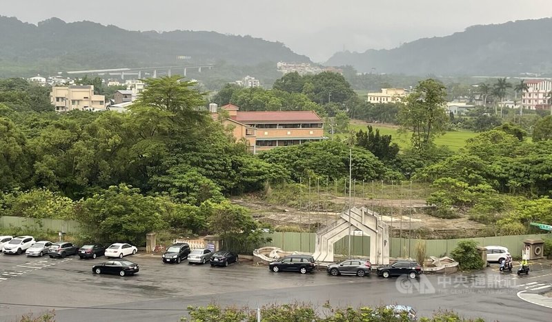 南投縣政府在南投市、草屯鎮、埔里鎮規劃運動館，其中南投市場館利用舊縣議會基地（圖），將於6月11日開工、預計民國117年完工。中央社記者蕭博陽南投縣攝　115年5月19日