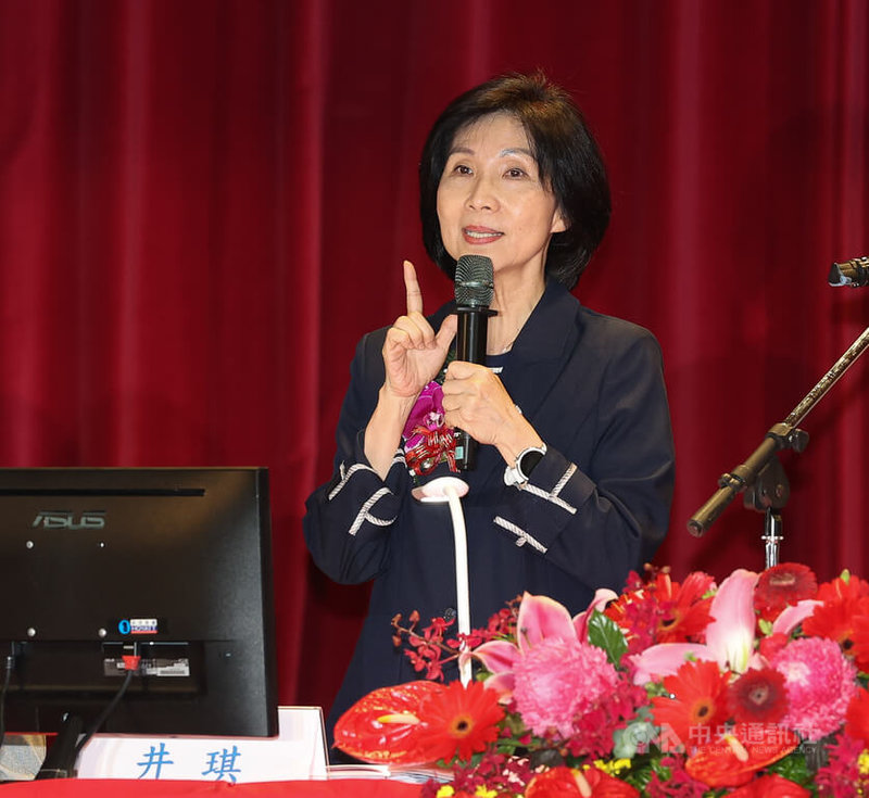遠傳電信股東會20日在台北登場，總經理井琪（圖）出席說明營運重點與未來展望。中央社記者謝佳璋攝  115年5月20日