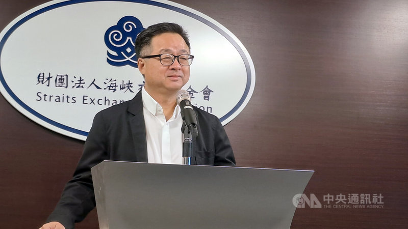 針對國民黨主席鄭麗文將訪問美國，海基會秘書長羅文嘉22日在背景說明會表示，鄭麗文應向台灣社會說明國民黨的政治取向。中央社記者陳鎧妤攝　115年5月22日