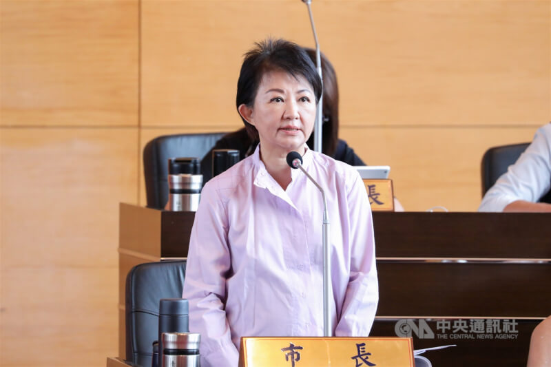 台中市長盧秀燕25日在台中市議會接受質詢。中央社記者趙麗妍攝　115年5月25日