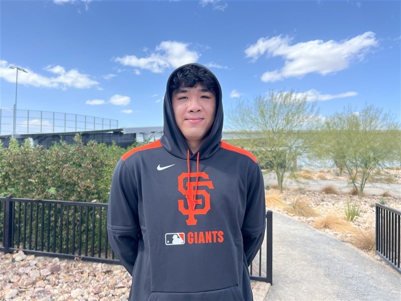 美國職棒舊金山巨人隊24歲投手李晨薰26日在新人聯盟出賽，中繼投2.1局2K無失分，拿下個人旅美生涯首勝。（中央社檔案照片）