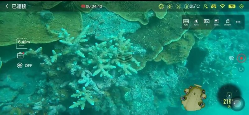 澎湖區漁會引進水下無人機(ROV)巡檢人工魚礁等,可即時拍攝與記錄海底影像,作為後續復育、清除與管理重要科學依據。圖為水下無人機拍攝畫面。(澎湖區漁會提供)中央社 115年5月26日