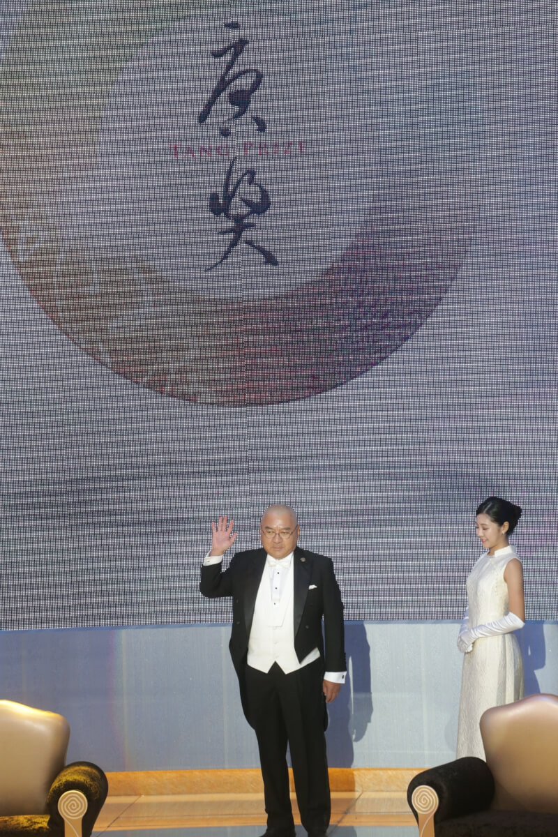 唐獎創辦人、潤泰集團總裁尹衍樑（圖）2016年出席第2屆唐獎頒獎典禮。（中央社檔案照片）