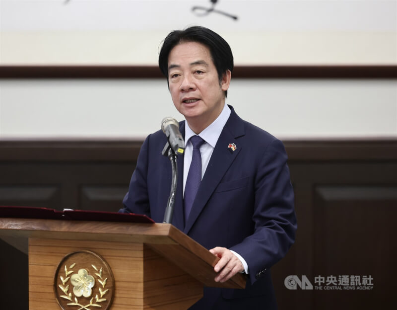 總統賴清德（圖）表示，這幾年台灣和德國在經貿、科技等領域持續拓展交流，尤其台積電在德國投資設廠，不僅僅促進台灣和歐洲的產業交流，也進一步提升台灣和德國為全球民主供應鏈韌性做出貢獻。中央社記者張皓安攝　115年5月26日
