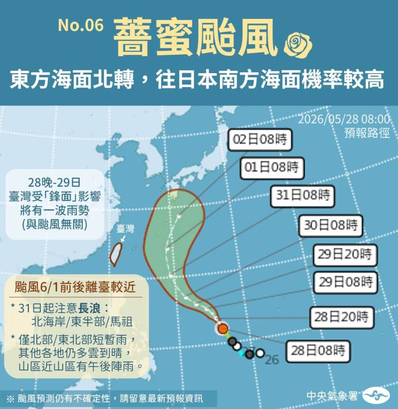 (圖取自facebook.com/cwa.weather)