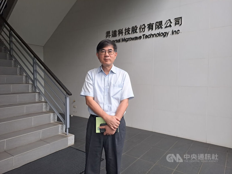 昇達科技總經理吳東義29日表示，聚焦低軌衛星之外，也將跨入AI伺服器通訊高速傳輸市場。中央社記者潘智義攝　115年5月29日