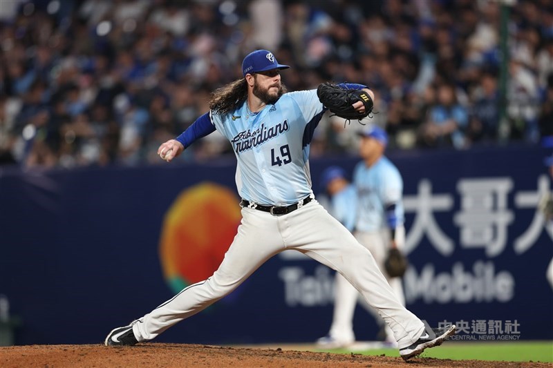 中職富邦悍將洋投威戈神（Aaron Wilkerson）先前因為手肘不舒服下二軍，總教練後藤光尊29日受訪表示，威戈神快要進入牛棚階段。（中央社檔案照片）