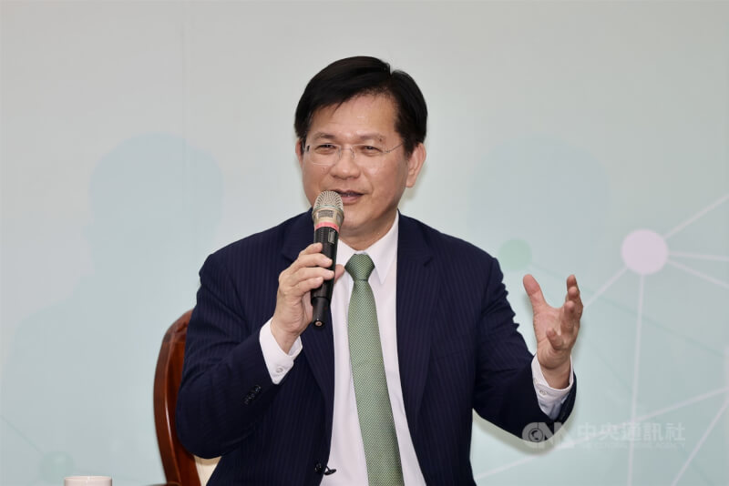 外交部29日舉行就職2週年「總合外交．台灣前行」媒體茶敘，部長林佳龍暢談外交工作推動及未來展望。中央社記者王飛華攝　115年5月29日