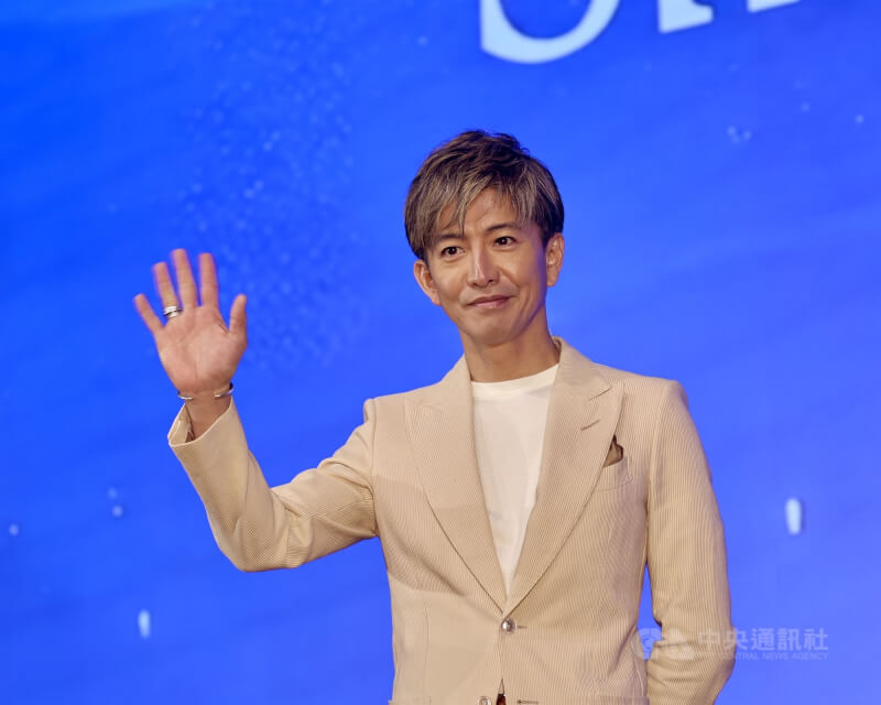 日本藝人木村拓哉。（中央社檔案照片）