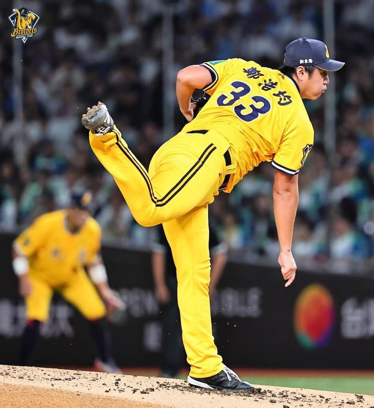 中華職棒中信兄弟投手鄭浩均（圖）30日先發6局飆9K無失分，率隊擊敗富邦悍將止敗、獲選MVP。（中信兄弟提供）中央社記者謝靜雯傳真 115年5月30日